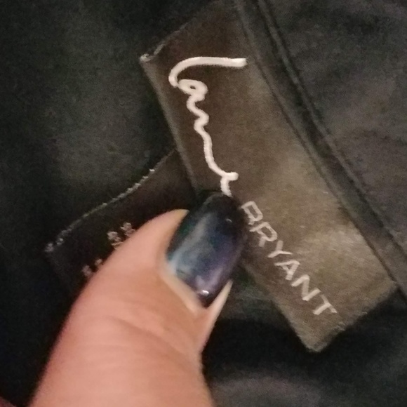 Lane Bryant Leopard Print/Black Button up … - Picture 4 of 8